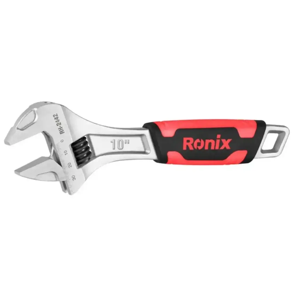 LLAVE AJUSTABLE CON MANGO 10" REF. RH-2442 MARCA RONIX