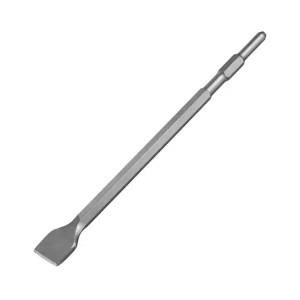 CINCEL DE PUNTA PLANO HEXAGONAL TCT 17 x 400 x 50 MM  REF. RH-5028 MARCA RONIX