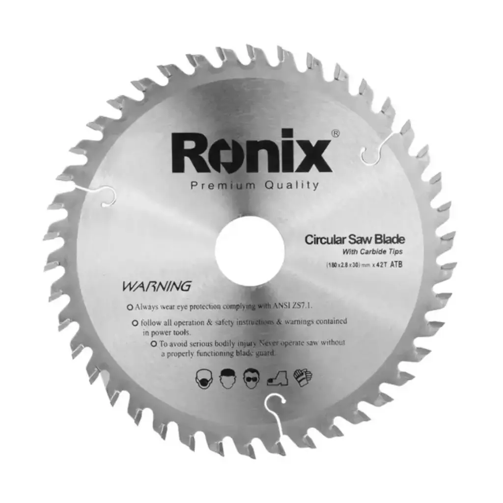 DISCO DE SIERRA PARA MADERA 7" 42 DIENTES  REF. RH-5102 MARCA RONIX
