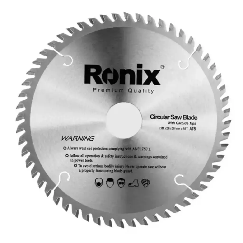 DISCO DE SIERRA PARA MADERA 7" 56 DIENTES  REF. RH-5103 MARCA RONIX
