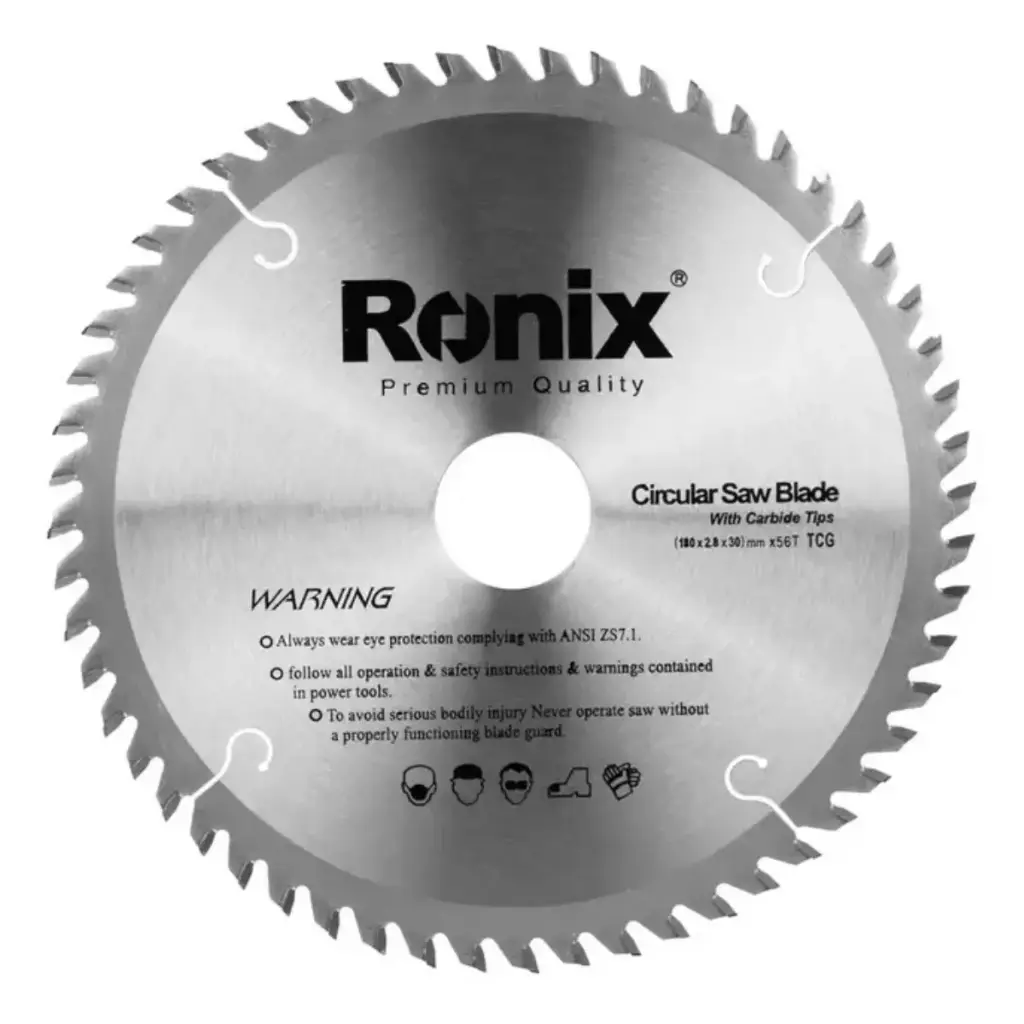 DISCO DE SIERRA PARA MADERA 7 1/2"" 56 DIENTES  REF. RH-5104 MARCA RONIX