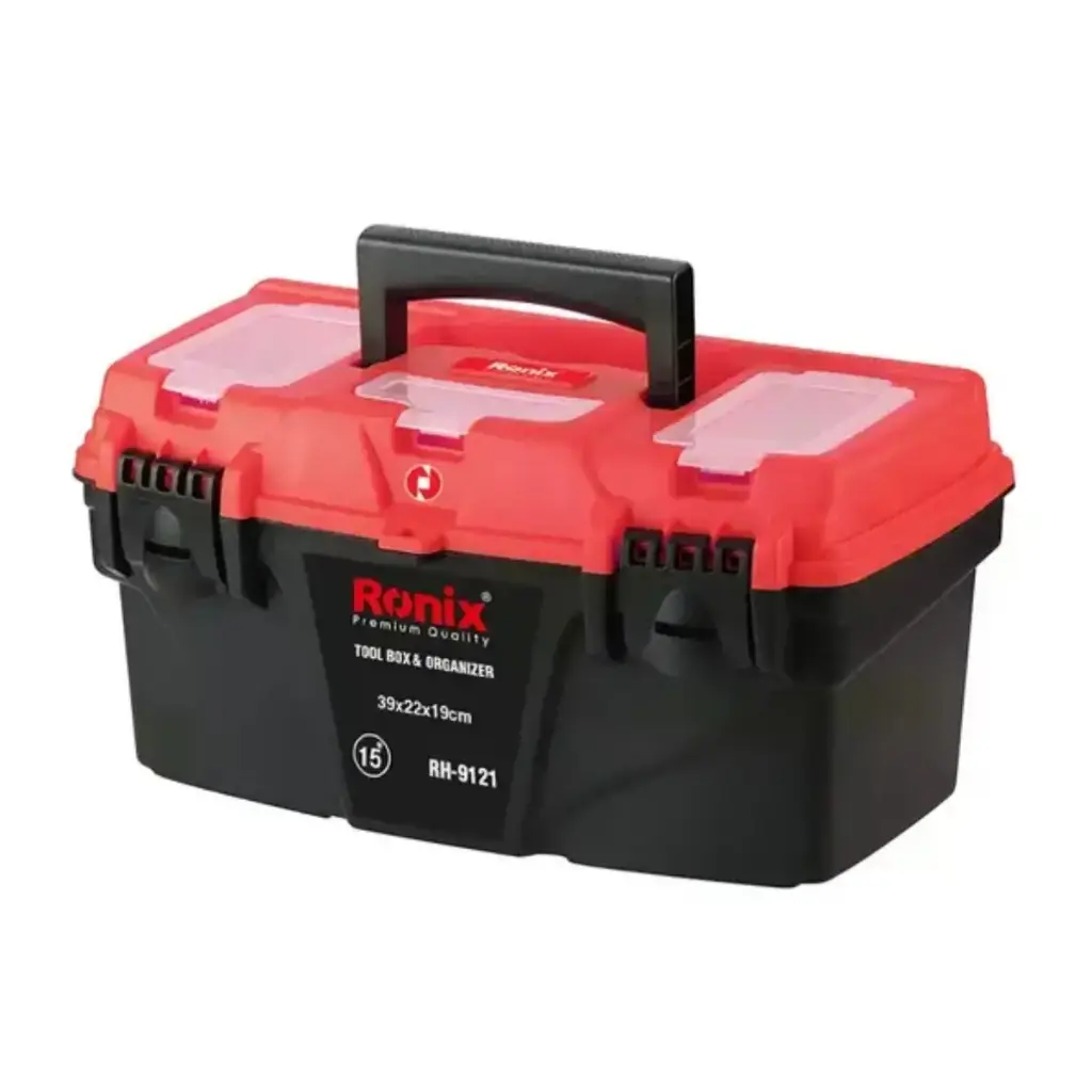 CAJA DE HERRAMIENTAS PLASTICA 15" ( 39 X 22 X 19 CM) REF. RH-9121 MARCA RONIX