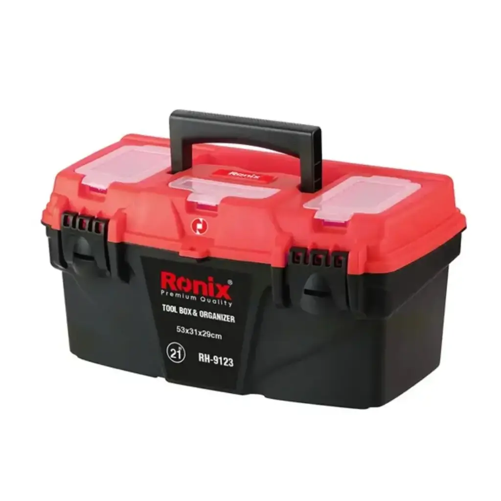 CAJA DE HERRAMIENTAS PLASTICA 21" ( 53 X 31 X 29 CM) REF. RH-9123 MARCA RONIX