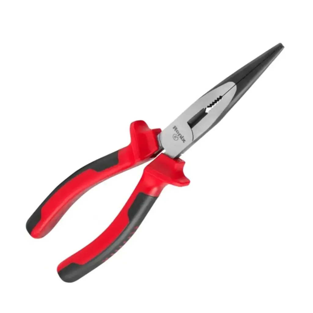ALICATE PUNTA LARGA 8" 200 MM REF. RH-1378 MARCA RONIX