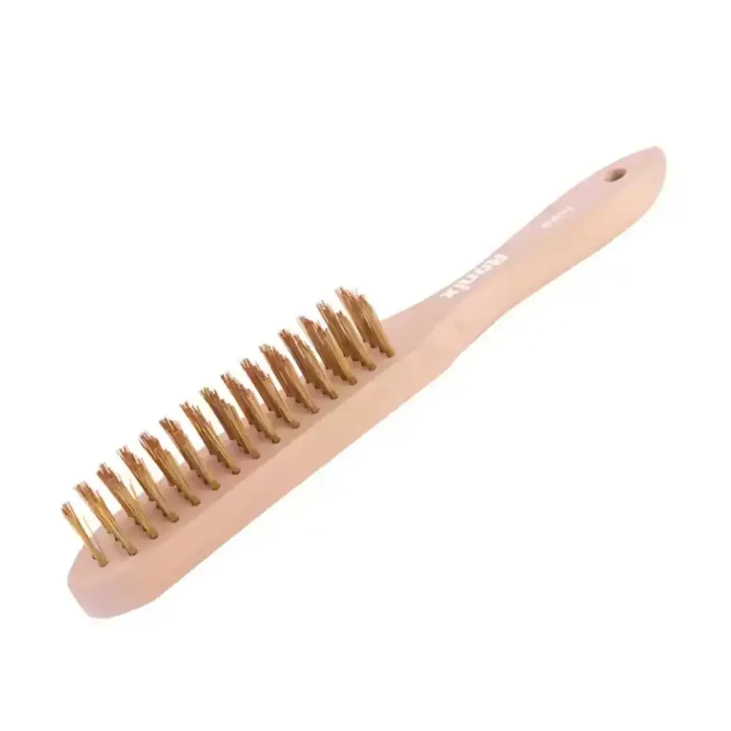 CEPILLO DE ALAMBRE MANGO DE MADERA REF. RH-9949 MARCA RONIX