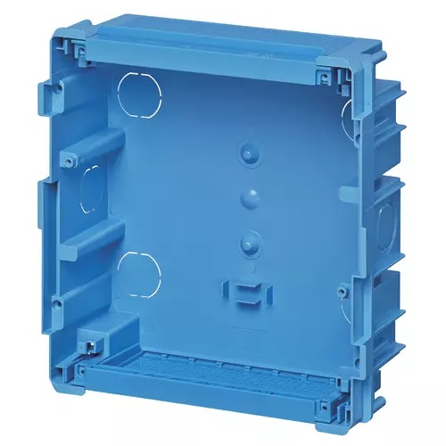 CAJETIN / CAJA DE EMPOTRAR CENTRALITA 12 MODULOS COLOR AZUL REF. V53312 MARCA VIMAR 