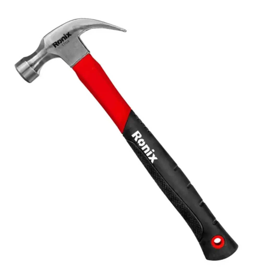 MARTILLO CARPINTERO C/FIBRA DE VIDRIO 16 OZ 450 GRS REF. RH-4751 MARCA RONIX