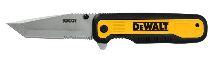 NAVAJA DE BOLSILLO PLEGABLE CON DIENTES DE SIERRA REF. DWHT10994 MARCA DEWALT