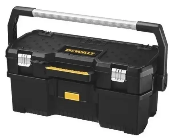 CAJA DE HERRAMIENTA CON MANGO DE ALUMINIO 26-3/8" X 12-23/32" X 11-1/5" REF. DWST24070 MARCA DEWALT