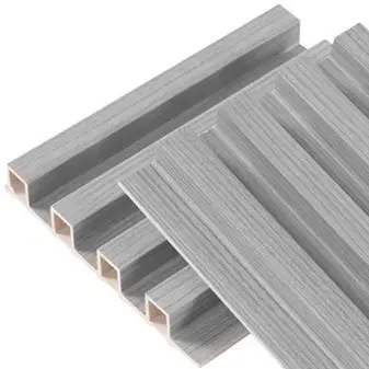 PANEL P/ PARED PVC WALL PANEL INTERIOR 15CM X 1,7CM X 2,90 MTS COLOR GRIS REF. PA0065 / 200434 MARCA BRUFER