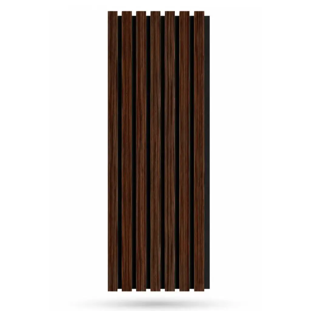 PANEL P/ PARED PVC WALL PANEL INTERIOR 15CM X 1,7CM X 2,90MTS COLOR MARRON EBANO REF. PA0107 / 200458 MARCA BRUFER