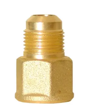 NIPLE CAMPANA DE LATON FLARE 1/2" MNPT 1/2" PARA GAS REF. UNC-88 / 907073 MARCA COFLEX 