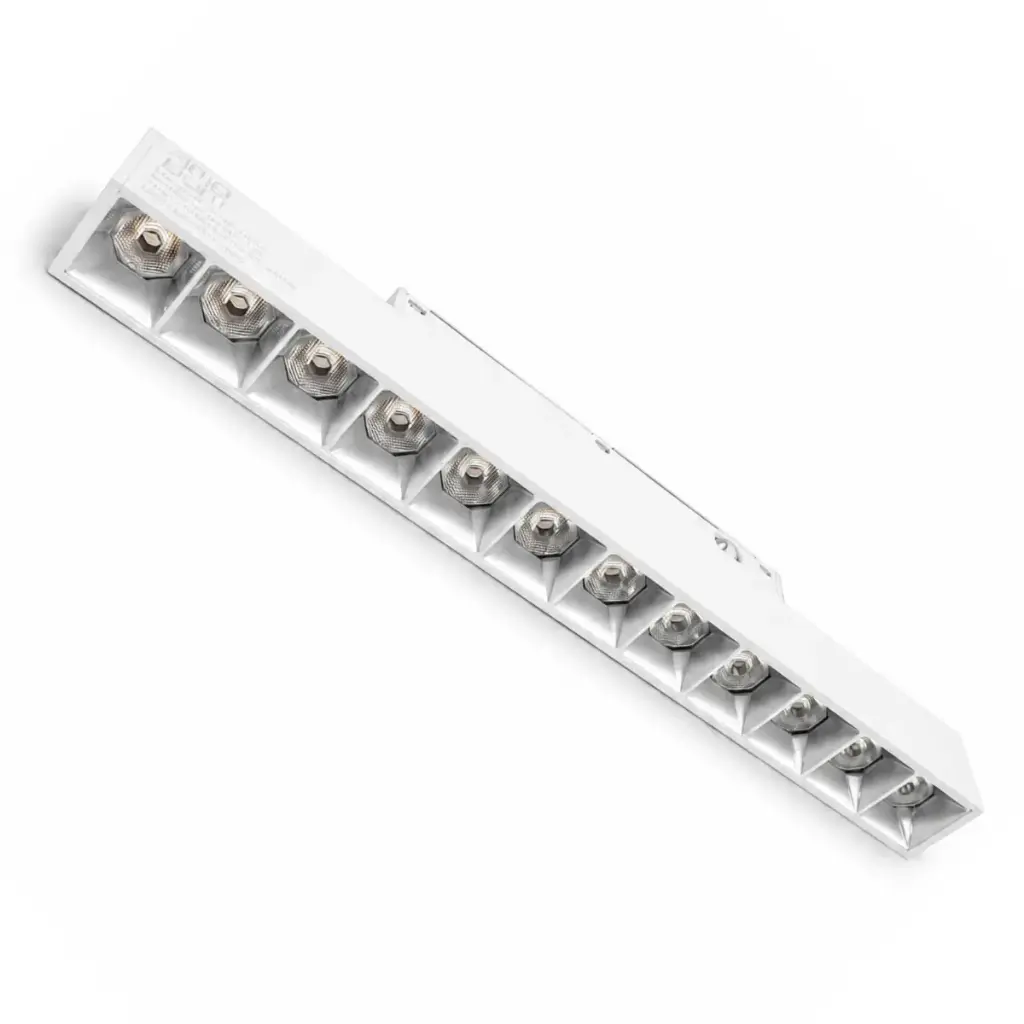 LAMPARA LED LINEAL MULTI SPOT 18 W 48 V 3000K BLANCO P/RIEL TRACK LIGHT AI-MG48-18S MARCA ARTIG LIGHT 