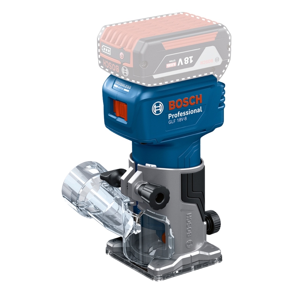 TROMPO / ROUTERS / FRESADORA INALAMBRICA 1/4" 18V 30.000 RPM C/BAT+CARG. REF. GLF 18V-8 / 865520 MARCA BOSCH