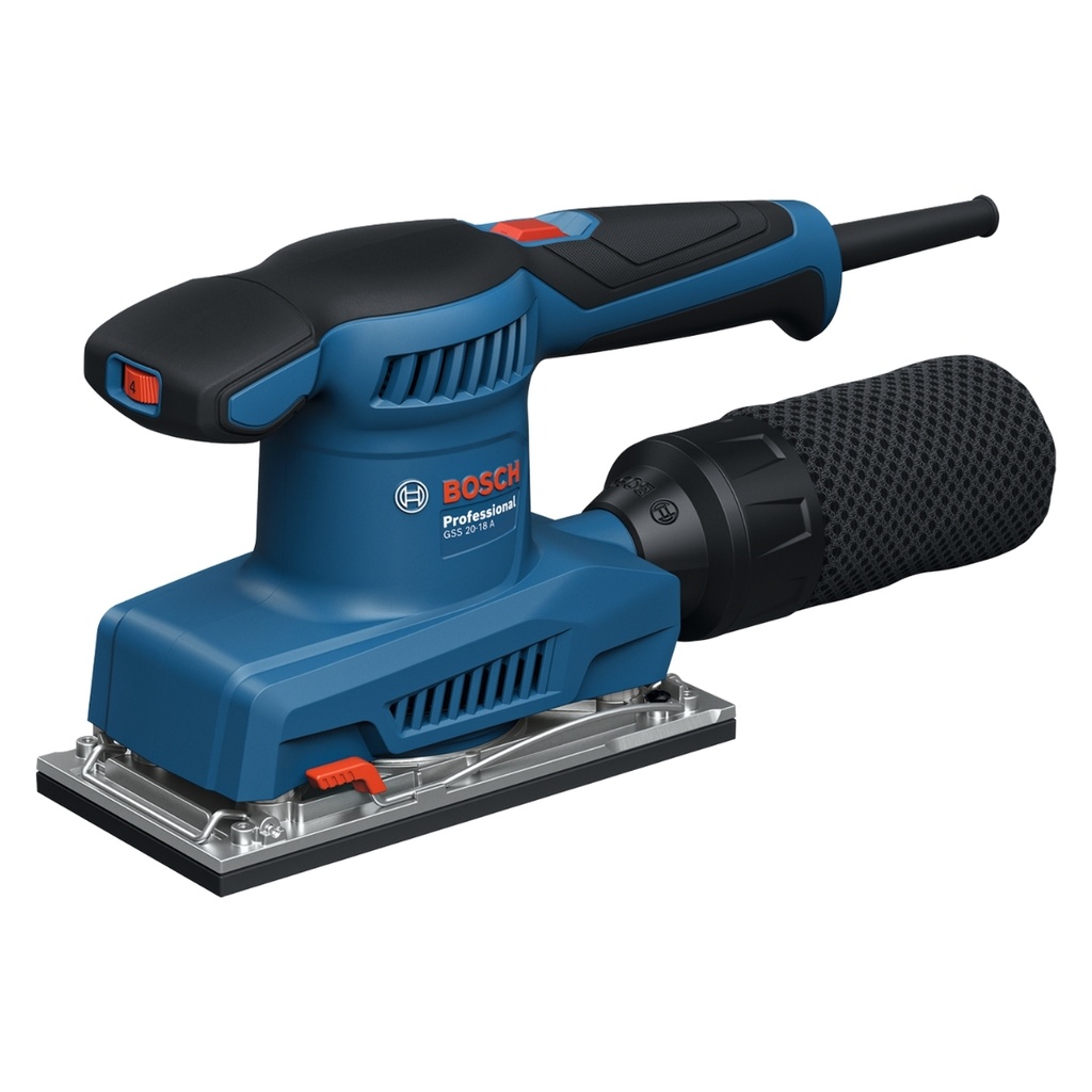 LIJADORA ORBITAL 1/2 HOJA 2200 W 12000 RPM + BOLSA RECOLECTOR REF. GSS 20-18A / 866155 MARCA BOSCH