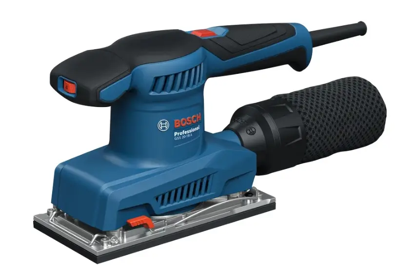 LIJADORA ORBITAL 1/2 HOJA 2200 W 12000 RPM + BOLSA RECOLECTOR REF. GSS 20-18A / 866155 MARCA BOSCH