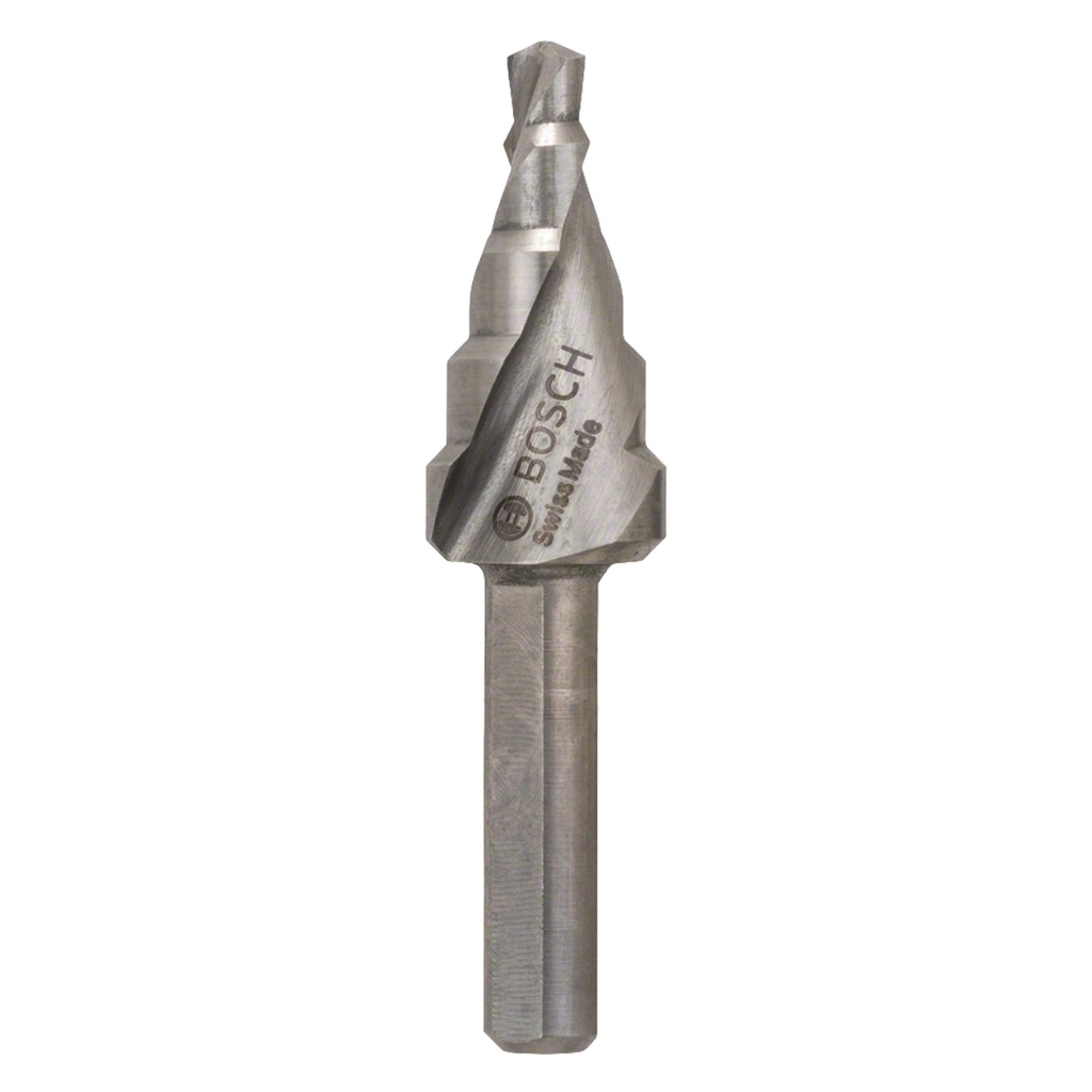 BROCA / MECHA ESCALONA DE ACERO HSS 5 AGUJERO 4 A 12MM REF. 2608597518 / 871075 MARCA BOSCH
