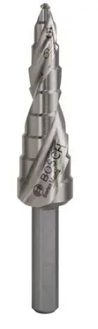 BROCA/ MECHA ESCALONA DE ACERO HSS 9 AGUJERO 4 A 12MM REF. 2608587425 / 871080 MARCA BOSCH