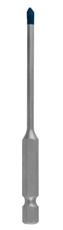 MECHA / BROCA 3X90 MM PUNTA DE CARBURO P/CERAMICA REF. 2608900587 / 871600 MARCA BOSCH