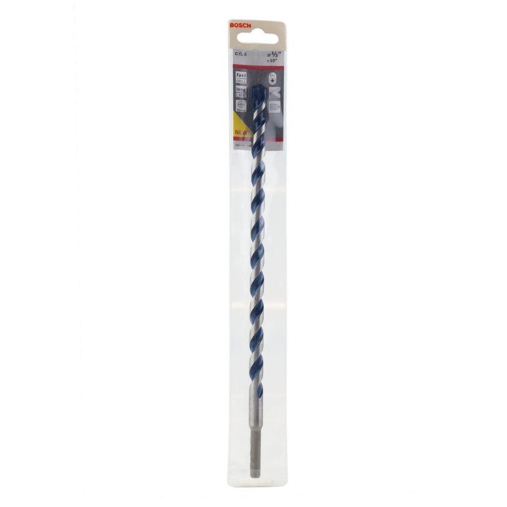 BROCA / MECHA DE CARBURO P/ CONCRETO  1/2" X 10" REF. 2608588186 / 872183 MARCA BOSCH