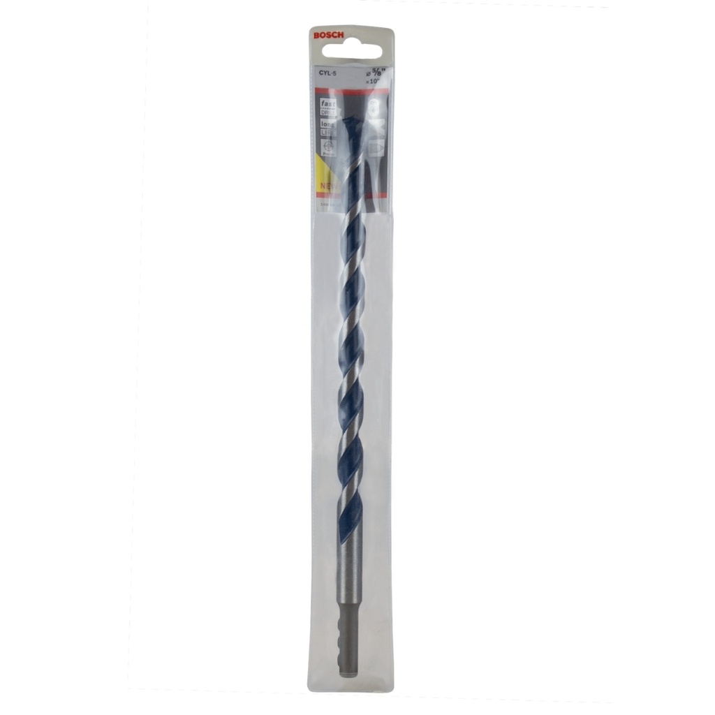 BROCA / MECHA DE CARBURO P/ CONCRETO 5/8" X 10" REF. 2608588189 / 872193 MARCA BOSCH