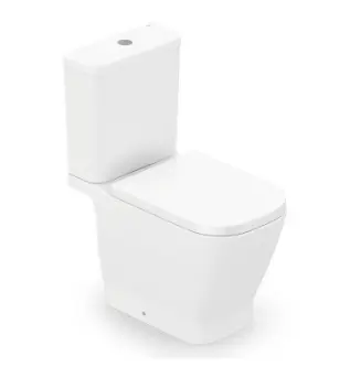 WC THE GAP KIT / TANQUE DOBLE DESCARGA PUSH BUTTON + ASIENTO C/FRENO COLOR BLANCO RO-WC0200 MARCA ROCA 