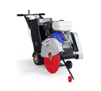 CORTADORA / JUNTAS DE CONCRETO MOVIL 15 HP 4T P/DISCO 18" GASOLINA MOTOR DOMOPOWER MARCA DOMOSA 