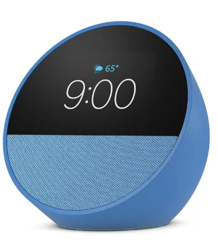 ALTAVOZ / CORNETA BLUETOOTH INTELIGENTE ALEXA ECHO SPOT C/ AZUL COD BV84J9 / 974282 MARCA ALEXA