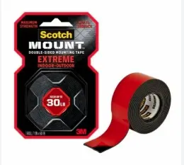 CINTA DOBLE FAZ EXTREME ( 1" X 1.66 YD ) ( 2,54 CM X 1,52 MT) MOD. 414H REF. 34-8724-4818-7 COD. 919768 MARCA 3M