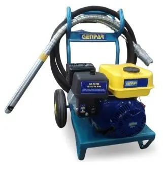 VIBRADOR DE CONCRETO C/ MOTOR A GASOLINA 212 CC 7 HP CON MANGUERA 45MM X 6 MTS REF. TCV45CG GENPAR