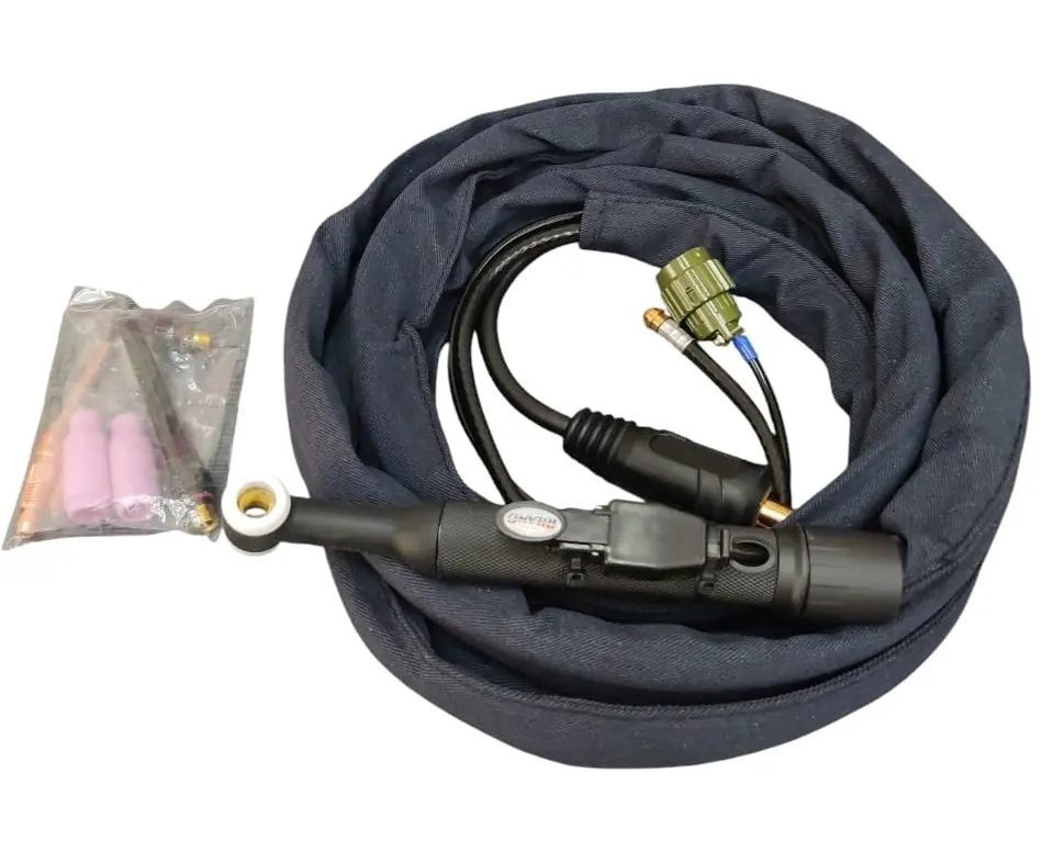 ANTORCHA DE PLASMA TIG / ARGON 200 AMP 4 MTS C/ ACCESORIOS REF. 1414140 / 672733 MARCA ATOUAN
