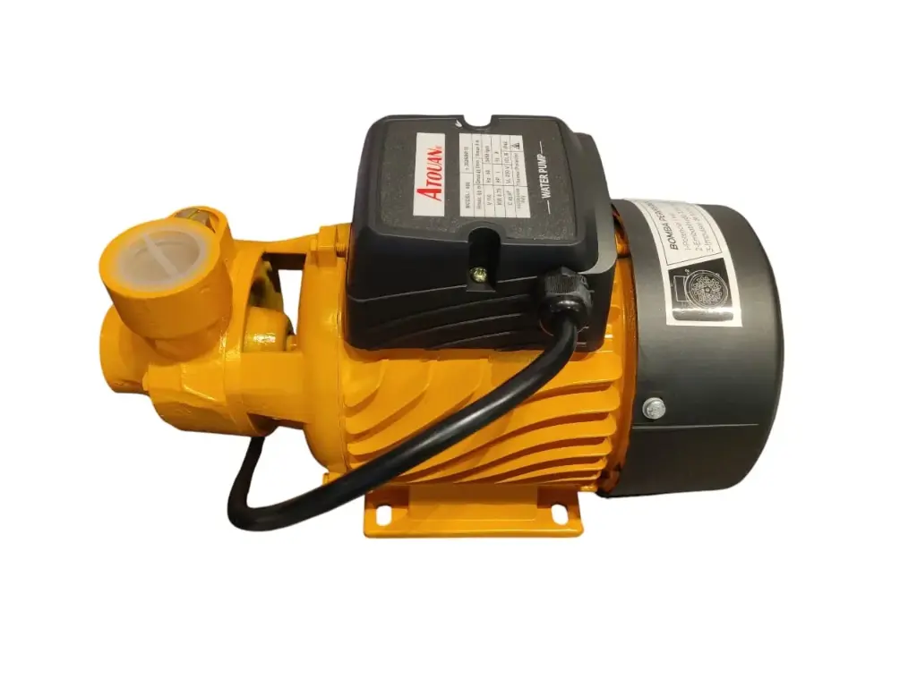 BOMBA PERIFERICA 1 HP 1" X 1" 110 V MAX. CAU 46 L/M MOTOR DE COBRE MOD. 086 REF. 1403055 MARCA ATOUAN