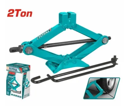 GATO HIDRAULICO TIPO TIJERA 2 TON (120MM-395MM) REF. THT101021 / 469313 MARCA TOTAL TOOLS 