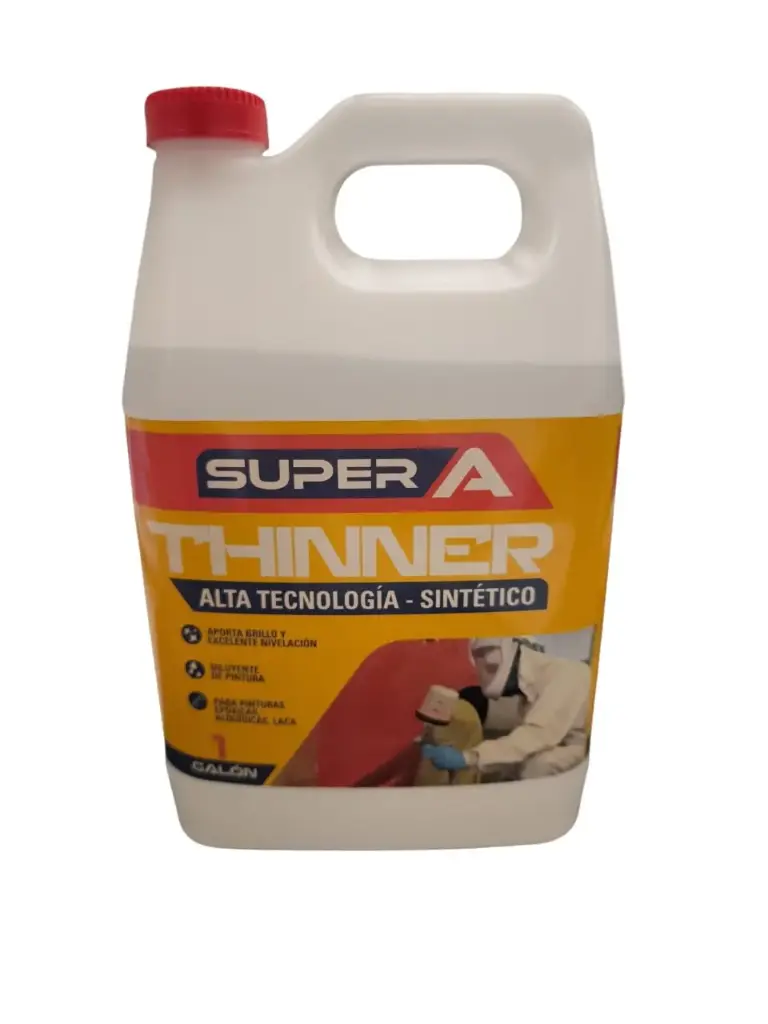 THINNER / SOLVENTE ALTA TECNOLOGIA SINTETICO 1 GL 3.78 LTS REF. 00600113101999 COD. 000970 MARCA SUPER A 