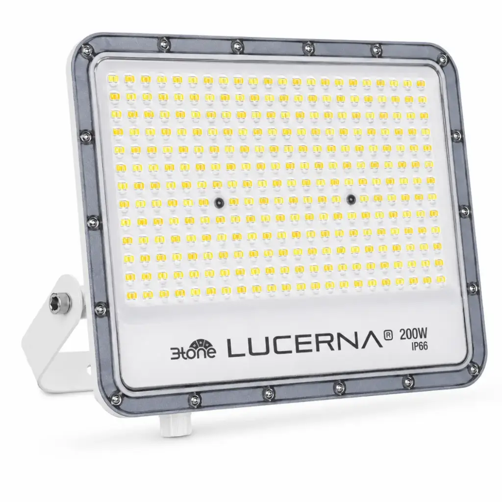 REFLECTOR LED EXTRA PLANO 200 W COLOR BLANCO 3 TONOS IP66 MULTV 90-285V 120LM REF. RP200PH3T MARCA LUCERNA