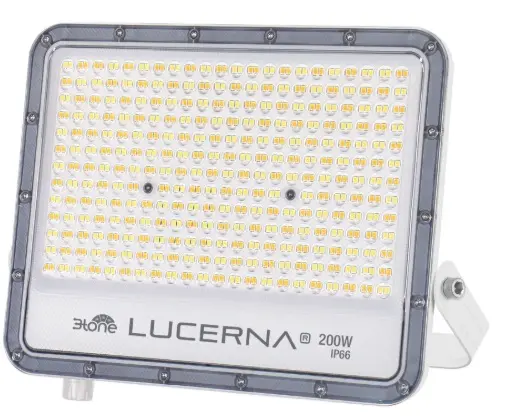 REFLECTOR LED EXTRA PLANO 200 W COLOR BLANCO 3T IP66 MULTV 90-285V 120LM REF. RP200PH3T MARCA LUCERNA