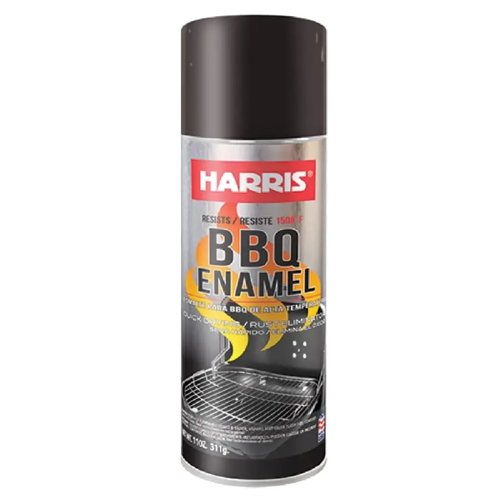 SPRAY AERESOL ESMALTE ALTA TEMPERATURA BBQ COLOR NEGRO 1200 F° 315 ML REF. 38124 / 250260 MARCA HARRIS