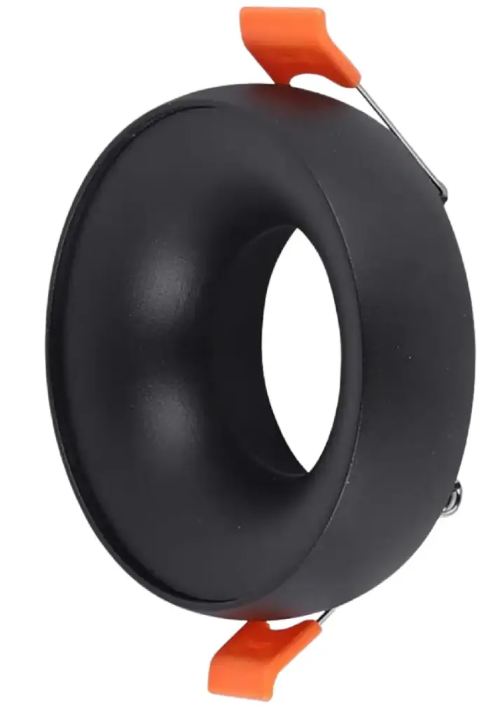 APLIQUE SPOT REDONDO P/ GU10 83 X 45 MM COLOR NEGRO SEMI EMPOTRADO REF. AI-RD14-BK MARCA ARTIG LIGHT