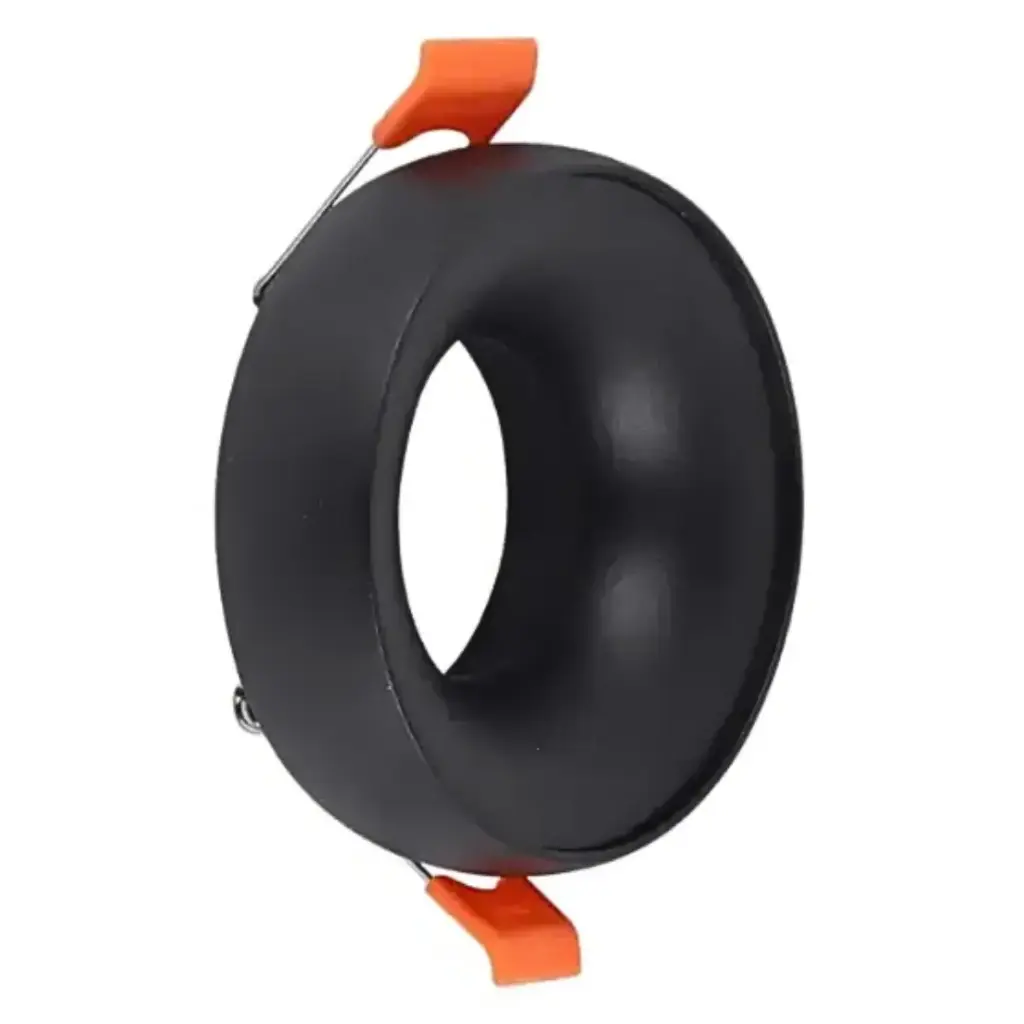 APLIQUE SPOT REDONDO P/ GU10 83 X 45 MM COLOR NEGRO SEMI EMPOTRADO REF. AI-RD14-BK MARCA ARTIG LIGHT