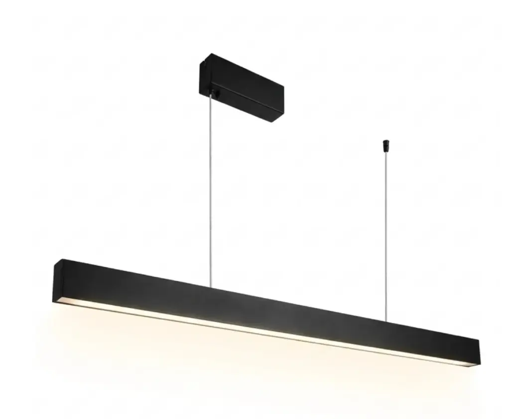LAMPARA LED LINEAL COLGANTE 36 W CCT 110-277 V 1050X16X55MM C/ NEGRO REF. LIN-01-BK36W-CCT-Z MARCA ARTIG LIGHT / LUZMAS