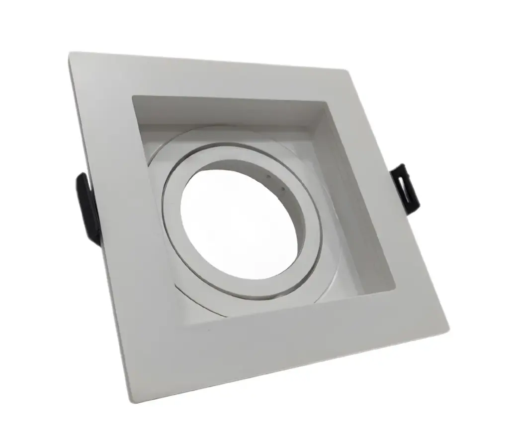 APLIQUE SPOT CUADRADO P/ GU10 PC C/ SOCKET. 102X102X35 MM - HOLE 90 BLANCO REF. AI-SQ03-WH ARTIG LIGHT
