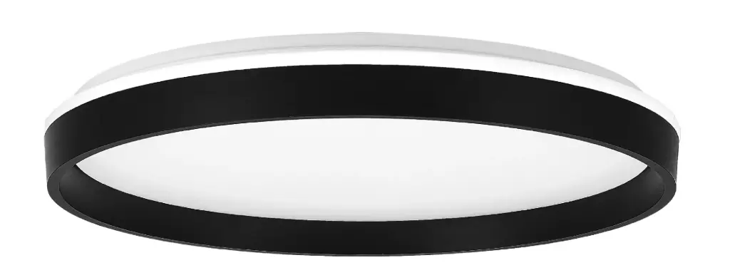 PLAFON DE TECHO 60W CCT 49 CM C/CONTROL COLOR NEGRO REF. DI-10-60WBK-CCT-Z MARCA KASALIGHT