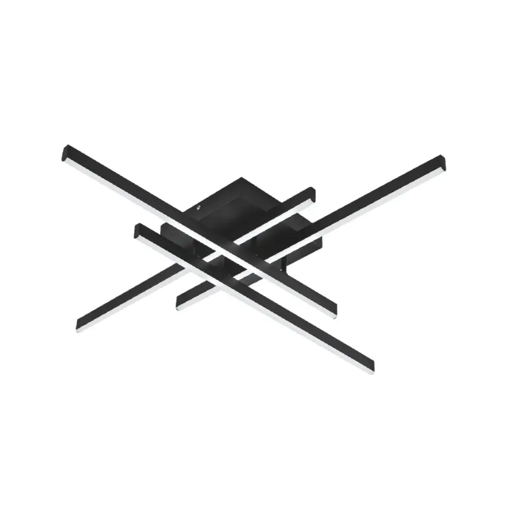 LAMPARA COLGANTE 52 W 3000 K 85-265 V 80X80CM COLOR NEGRO REF. DI-148-BK-30K-Z MARCA KASALIGHT / ARTIG LIGHT
