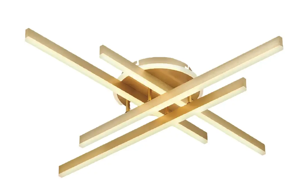 LAMPARA COLGANTE 52 W 3000 K 85-265 V 80X80 CM COLOR DORADA REF. DI-149-GD-30K-Z MARCA KASALIGHT