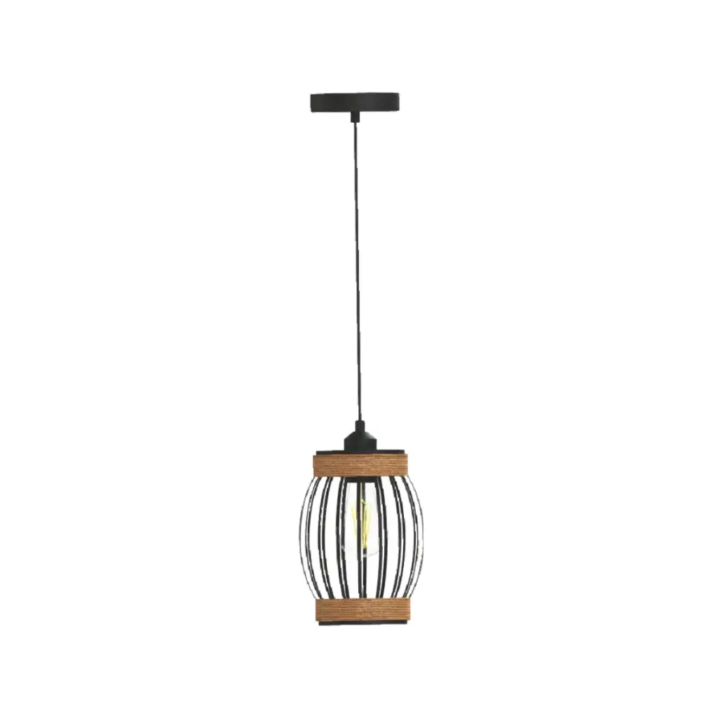 LAMPARA COLGANTE E27 110-240 V C/ NEGRO REF. DI-232-BK-Z MARCA KASALIGHT / ARTIG LIGHT