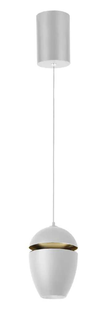 LAMPARA COLGANTE 12W 3000K 110-240 V C/ BLANCO REF. DI-263-WH-30K-Z MARCA KASALIGHT