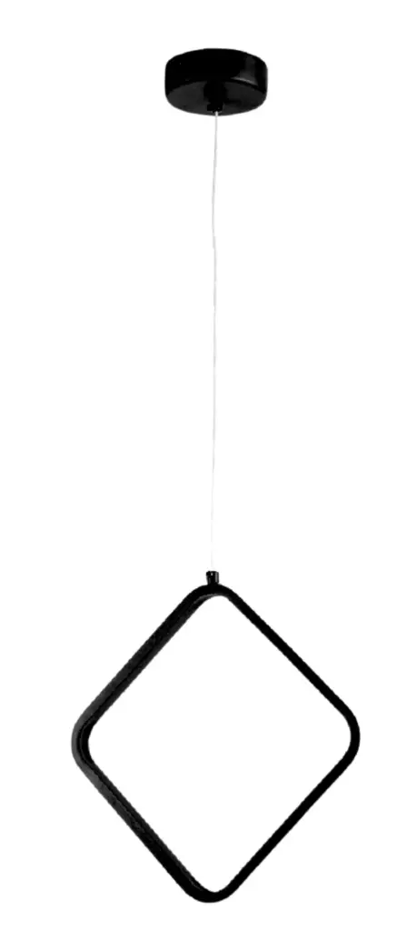 LAMPARA COLGANTE 15W 3000K 110-240 V 28 CM C/ NEGRO REF. DI-40-BK-30K-Z MARCA KASALIGHT