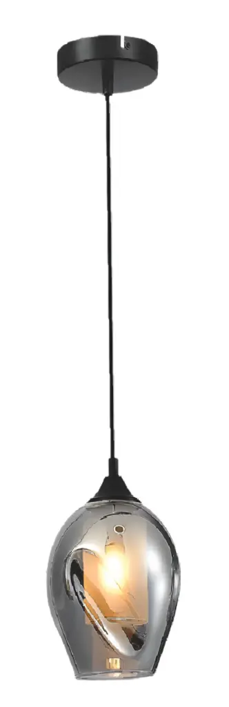 LAMPARA COLGANTE E27 110-240V 16X120 CM C/ NEGRO REF. DI-59-BK-Z MARCA KASALIGHT