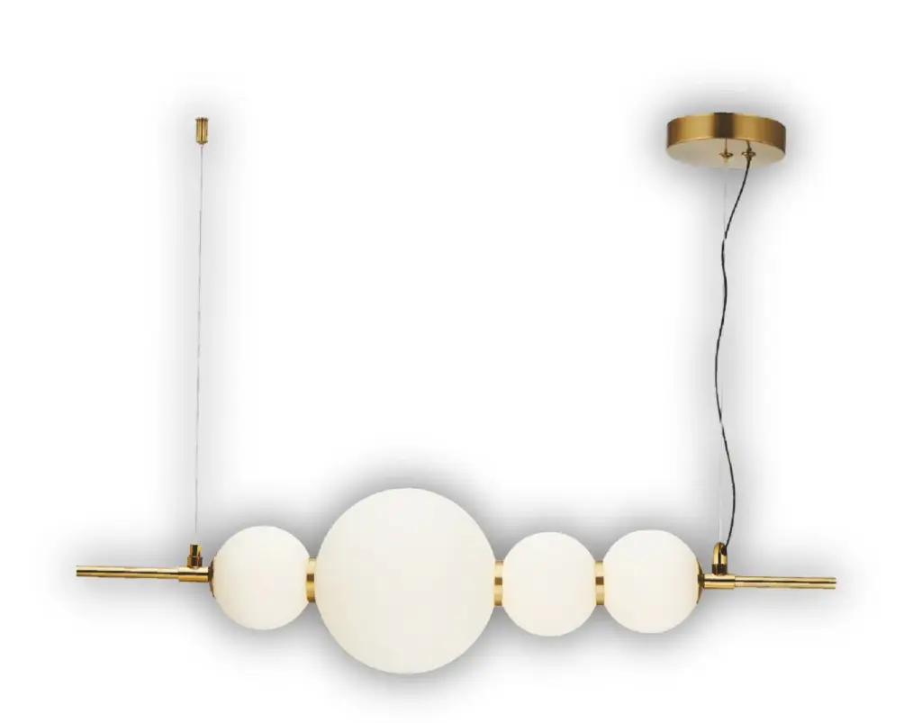 LAMPARA LED COLGANTE 16W 3000K 110-240V 73X18X100 CM C/ BLANCO REF. DI-78-BRS-30K-Z MARCA KASALIGHT