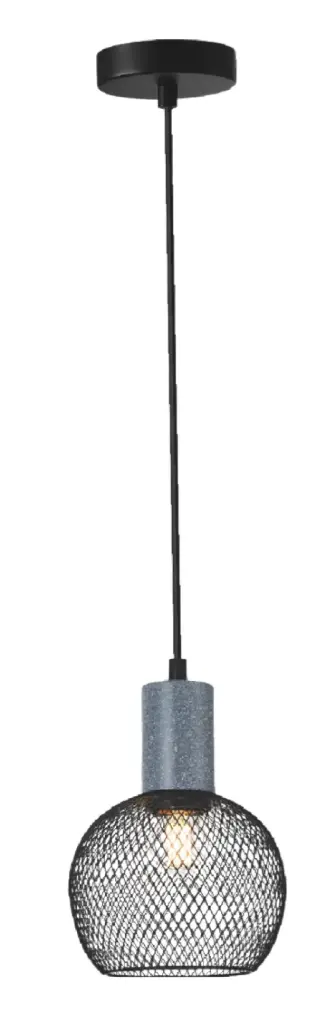 LAMPARA COLGANTE E27 110-240V C/ NEGRO REF. DI-95-BK-Z MARCA KASALIGHT